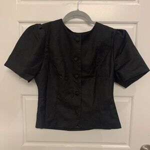 LIONESS Black Femme Blouse - NWT